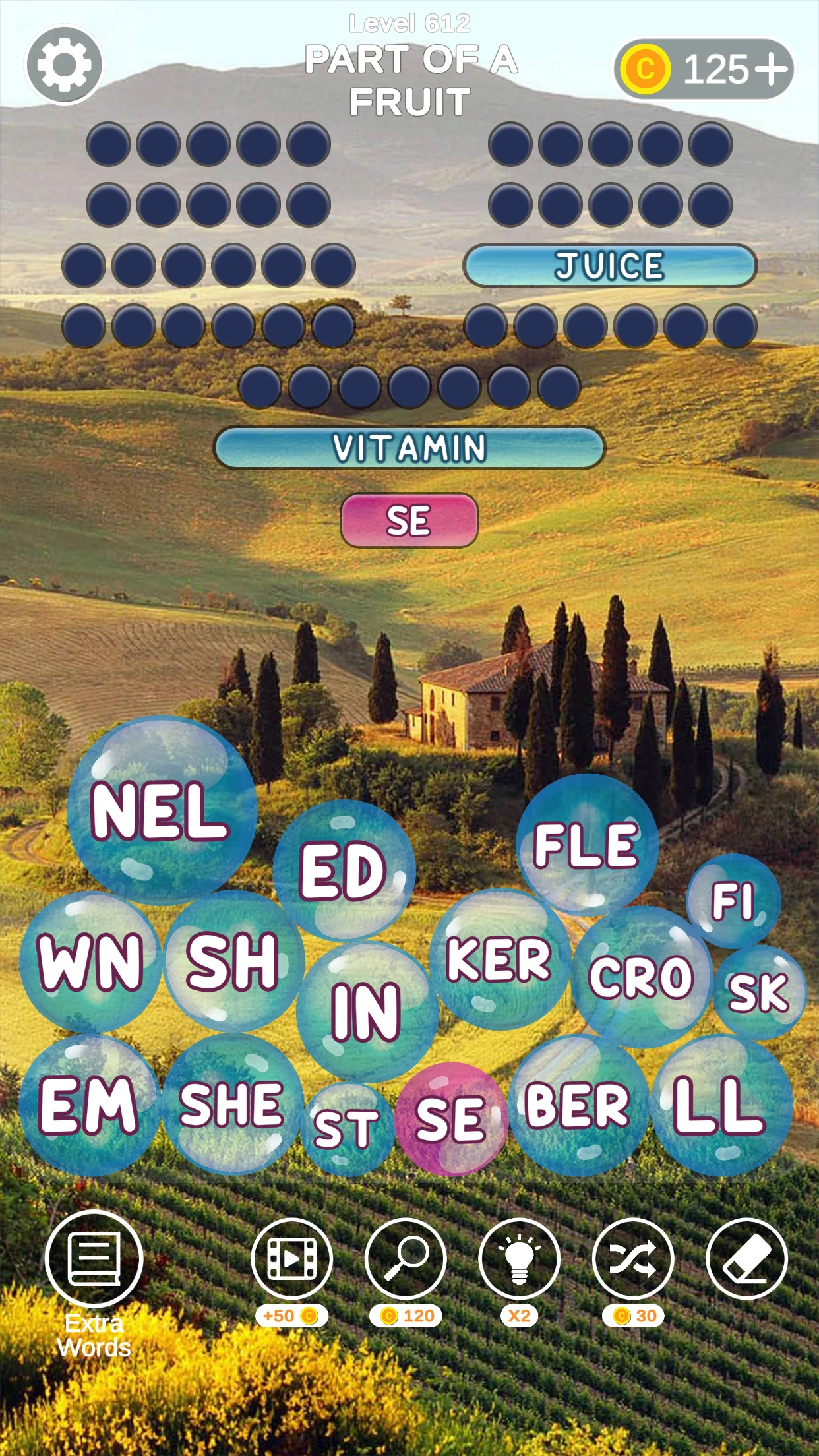 Word Bubbles - Relax Word Game screenshot