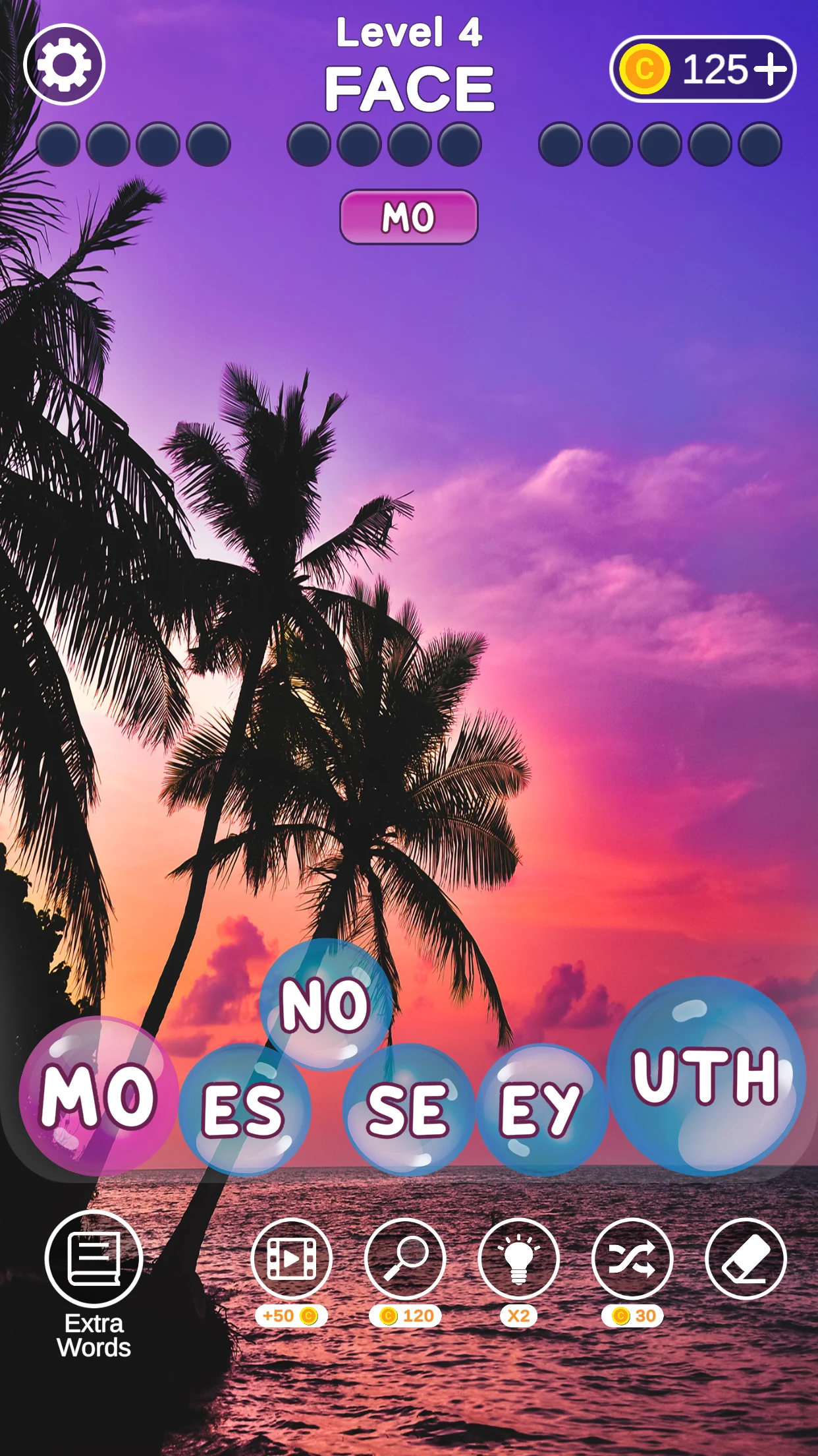 Word Bubbles - Relax Word Game screenshot